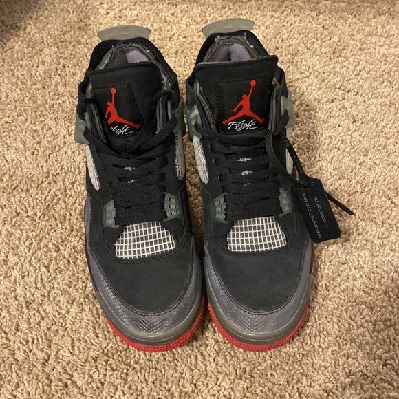 Off white Jordan 4’s - Picture 2 of 4
